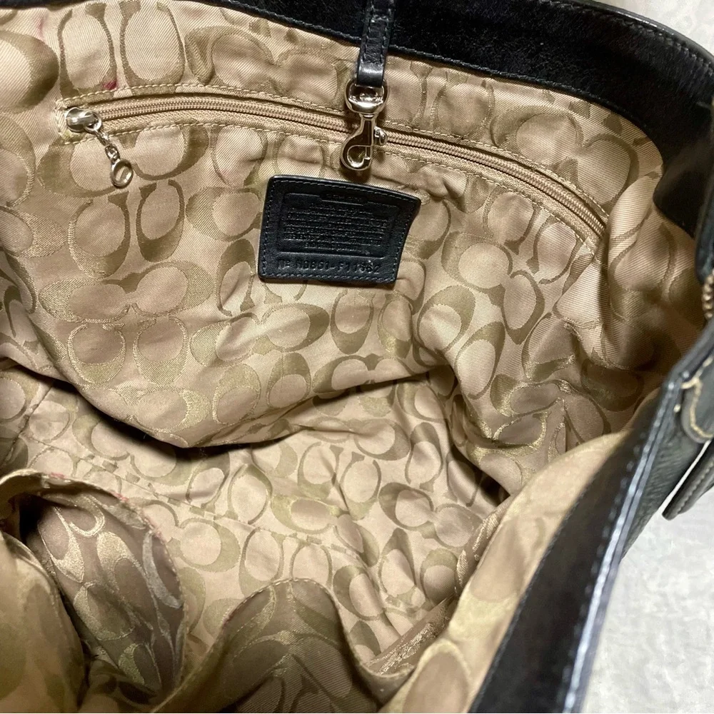 Coach Slouchy Hobo 5715 Pebbled Leather Nickel Hobo Bag, 💖DISCONTINUED💖